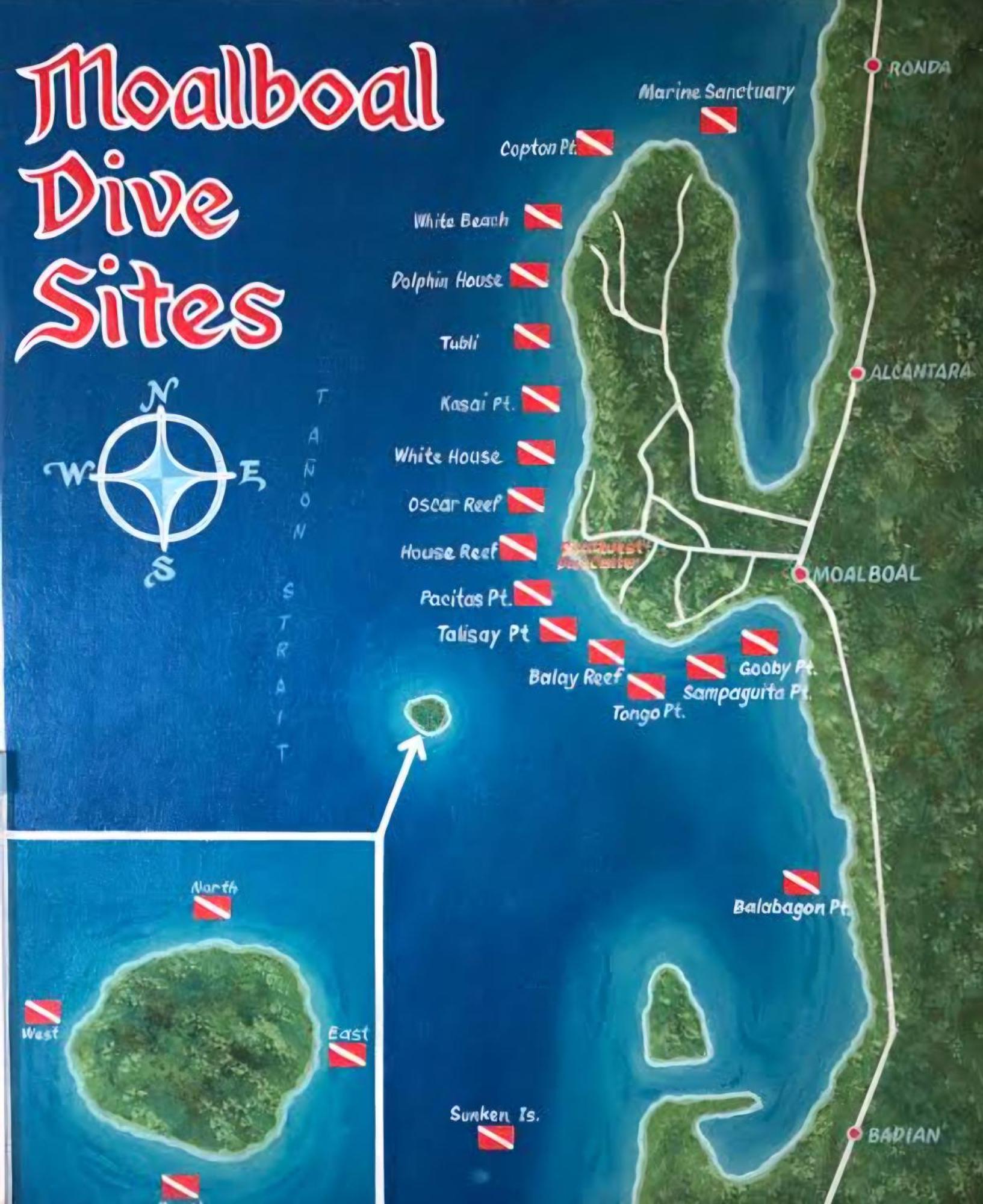 Nirvana Bamboo Houses & Dive Resort Moalboal Exterior foto
